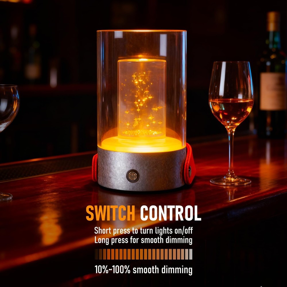 Table Lamp - Mood Light with Touch Control, Stepless Dimming, Hanging Strap, ...