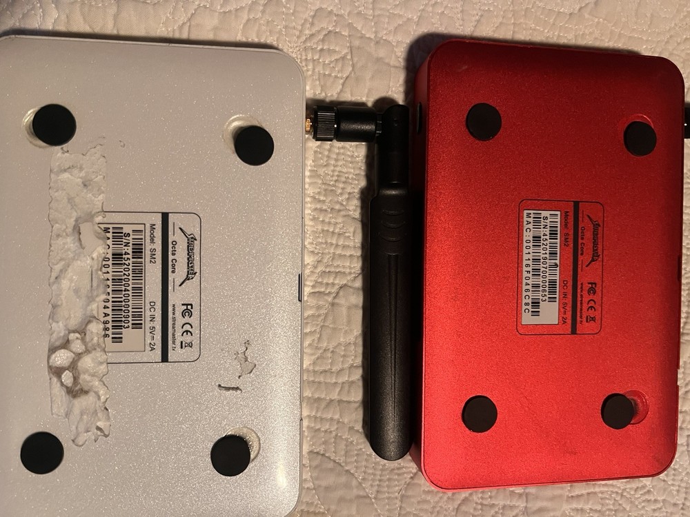 3 Streamaster Octa Core SM2 boxes