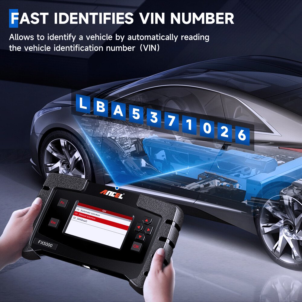 Automotive All System Diagnostic Scanner OBD2 Car Code Reader Scan Tool ABS SRS