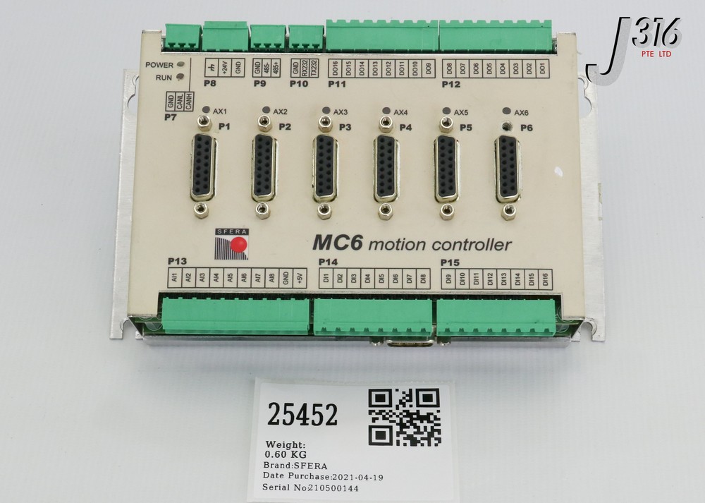 25452 SFERA AXIS MOTION CONTROLLER MC6