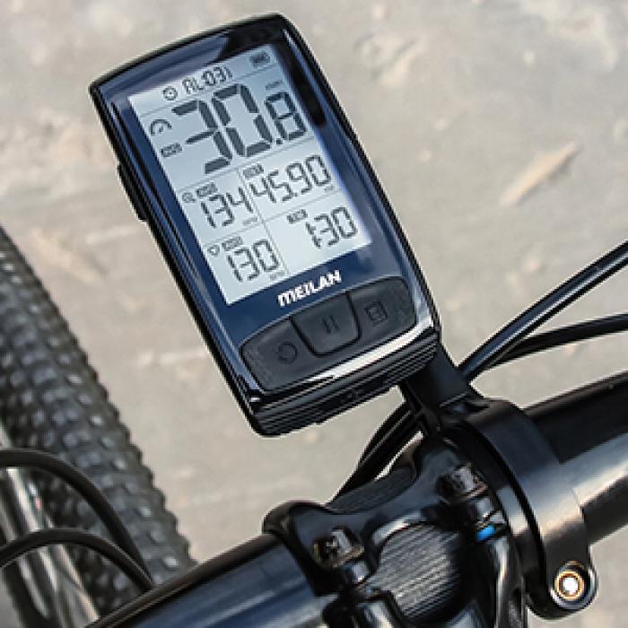 Wireless Bike Cycling Computer with Speed Cadence Sensor Bluetooth Rechargeable