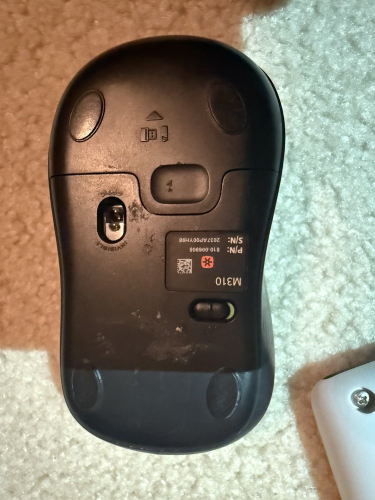 Logitech Wireless Keyboard and Mouse Combo K270 M310 Used Includes Receiver