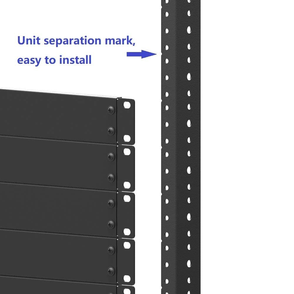 4U Rack Rails Kit with Hardware - 2 Pieces (4URR)