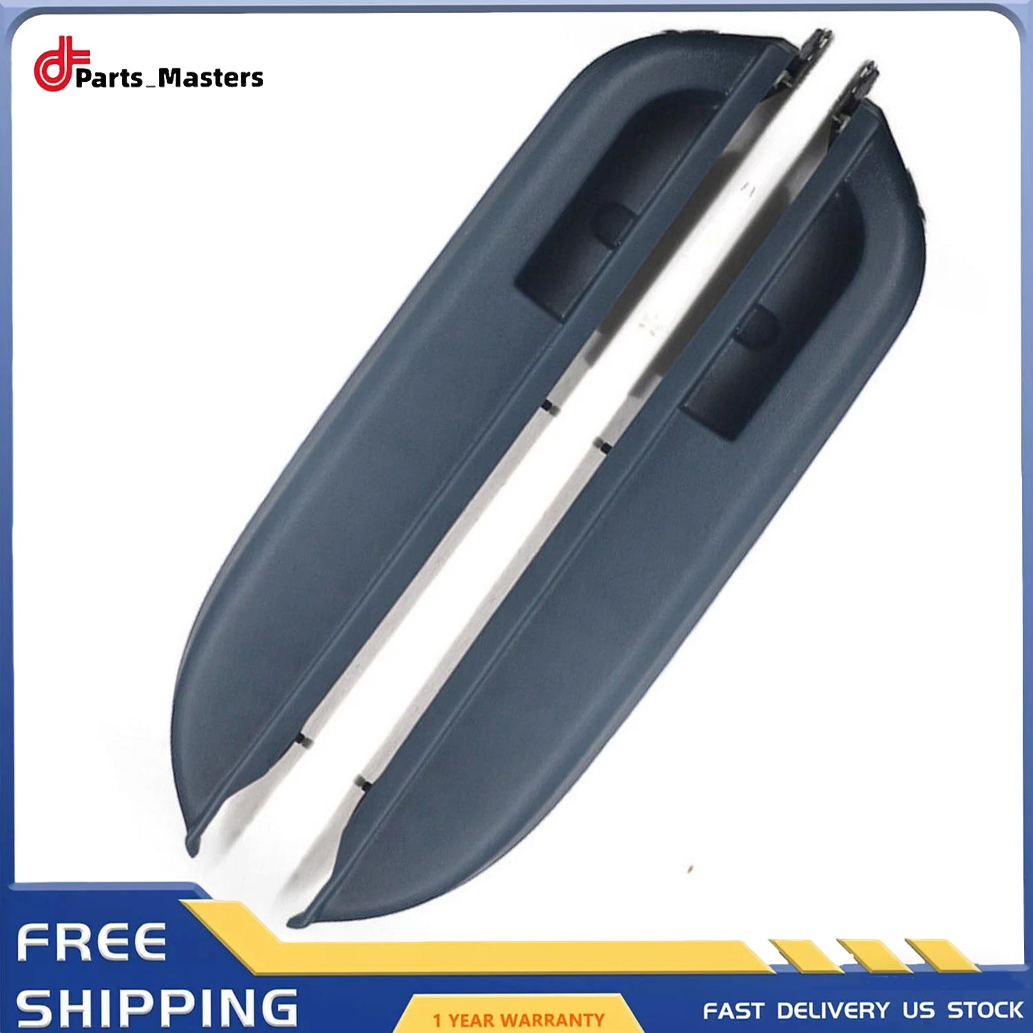 2Pcs For 1990-94 Chevrolet GMC C/K 1500 2500 3500 Front LH RH Blue Door Armrest