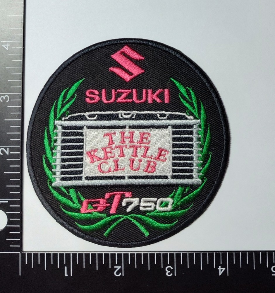 Suzuki GT750 Large Patch NOS Hook Loop Tactical Backpack NOS High Quality Patch