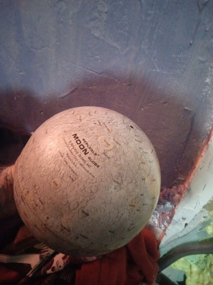 Vintage Replogle Globe The Moon Authentic 6in Model.