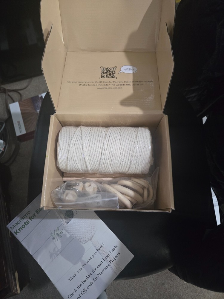 MIGO Creates Macrame Kit for Beginners 126 Macrame Supplies and 7 Projects EBook