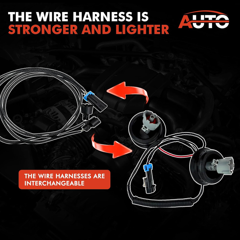 Gen 3 LS Knock Sensor Extension Relocation Harness 41'' Compatible with LS1 LS6