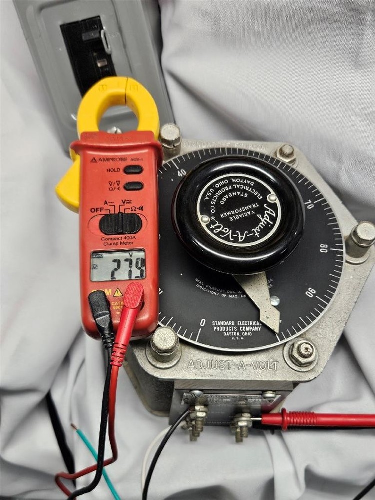Adjust-A-Volt 1520B Variac Variable Autotransformer 0-280V 2.5kVa 240V Tested