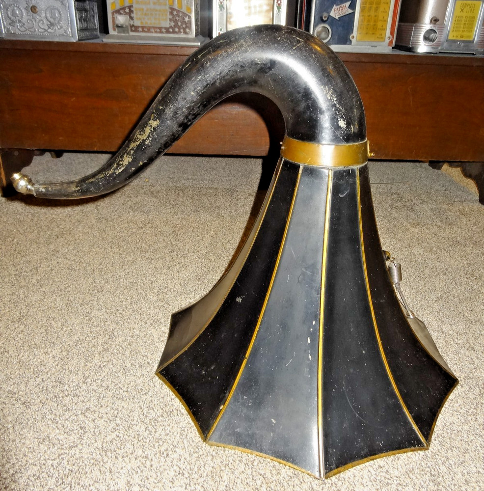 ORIGINAL EDISON #10 CYGNET PHONOGRAPH HORN