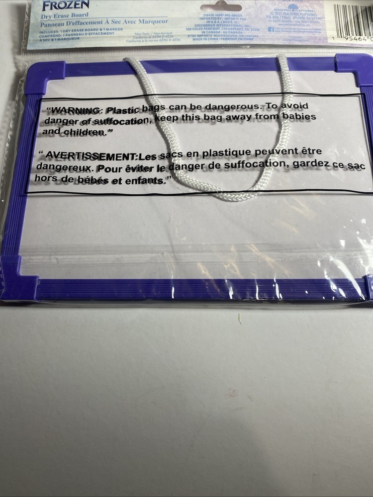 Frozen Dry Erase Board