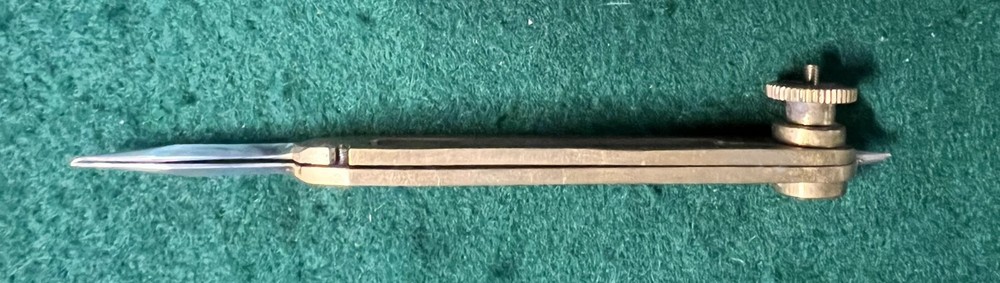 Boxed Proportional Divider Navigational Compass Lines Bridges Planes Solids