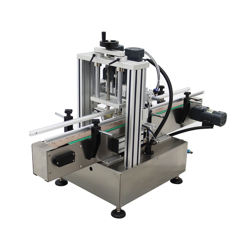 Automatic Bottle Capping Machine And 73.6x3.9" Small Assembly Line Conveyor 110V