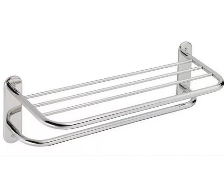 CSI 5207-241CH  Moen Donner Commercial 24 Inch Towel Bar w/ Shelf Chrome Hotel