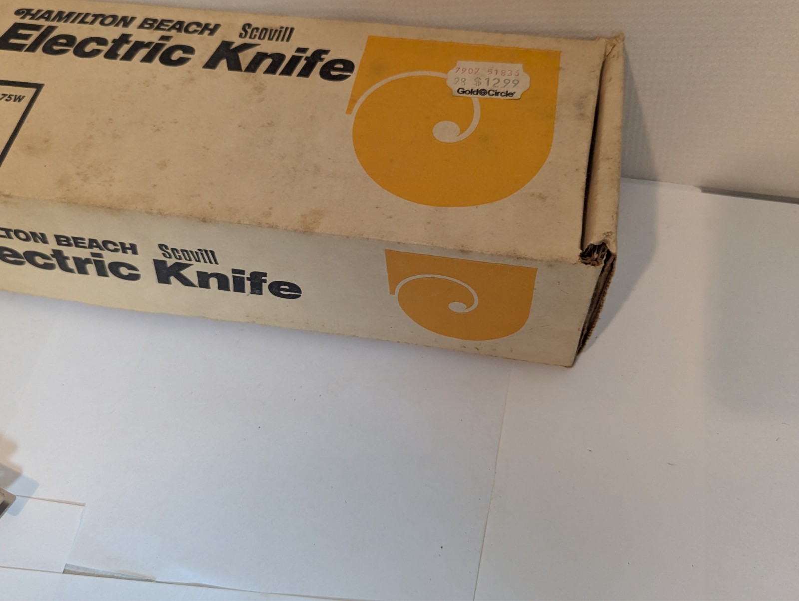 VTG Electric Knife Hamilton Beach Scovill 275W w Box & Papers Blades Tested VG+