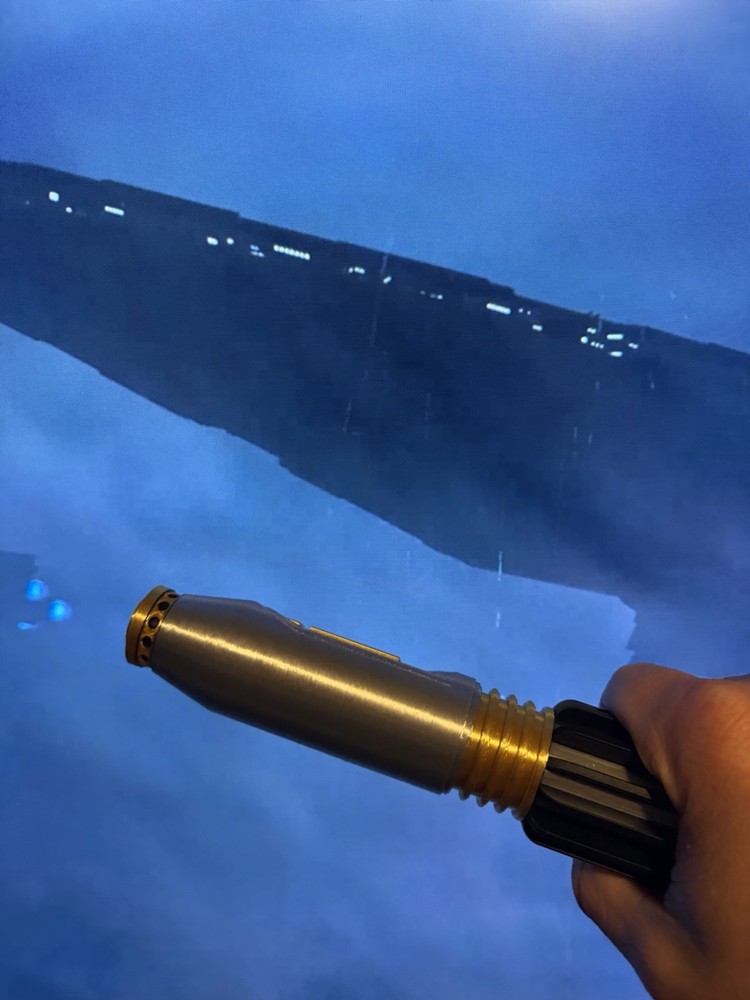 Mace Windu Lightsaber Replica 3D Printed