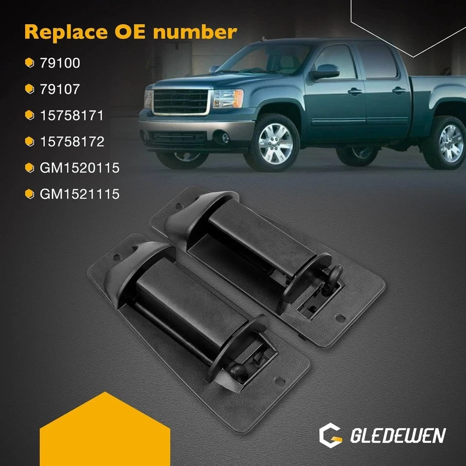 Extended Cab Rear Door Handle Left Right Chevy Silverado GMC Sierra 1999–2007