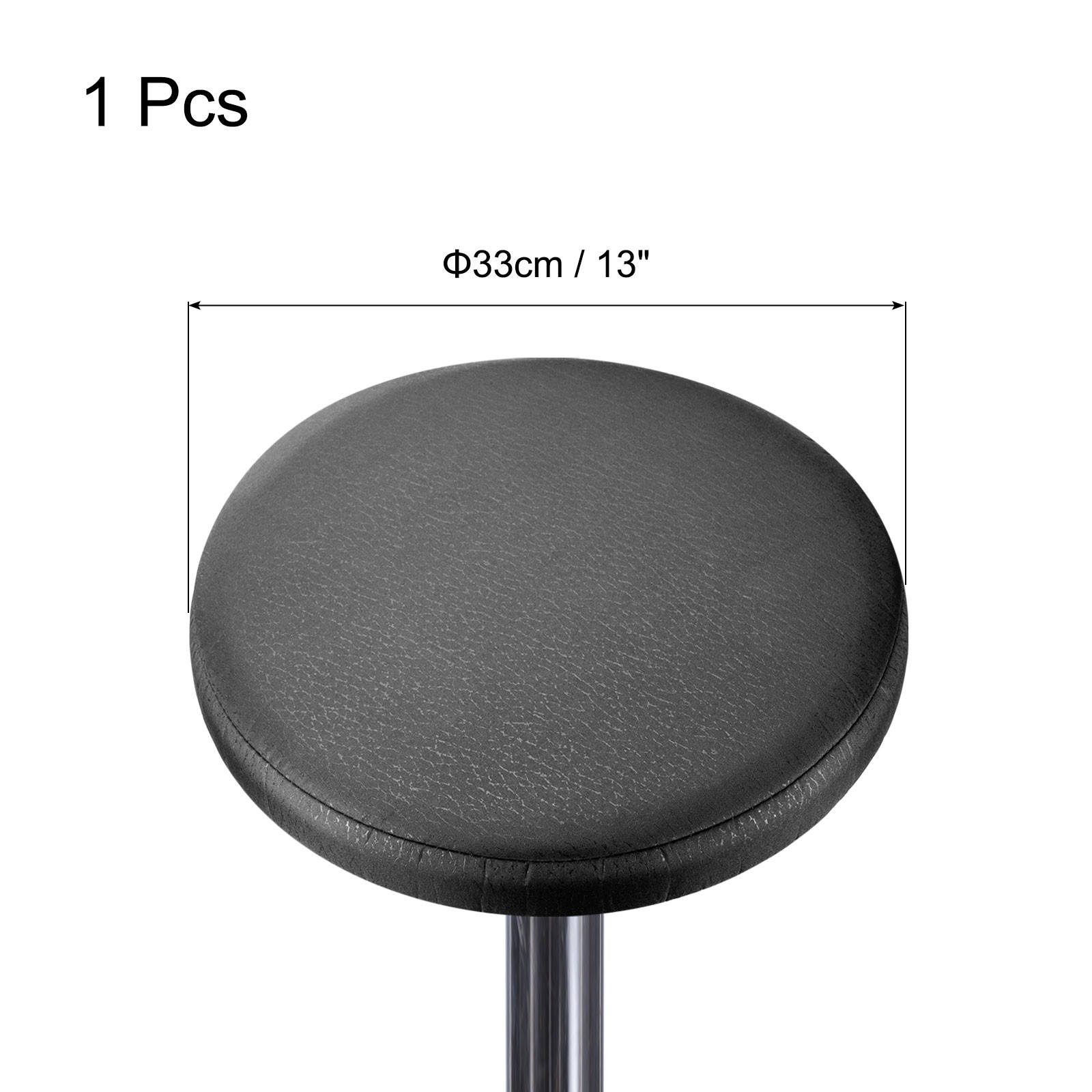 Bar Stool Cushions 13 inch Round Bar Stool Cover Seat Cushion Black