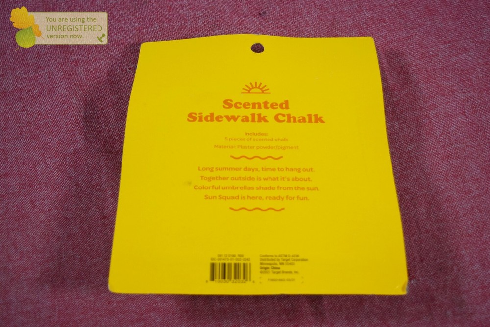Sun Squad- Scented Sidewalk Chalk Set 5pc