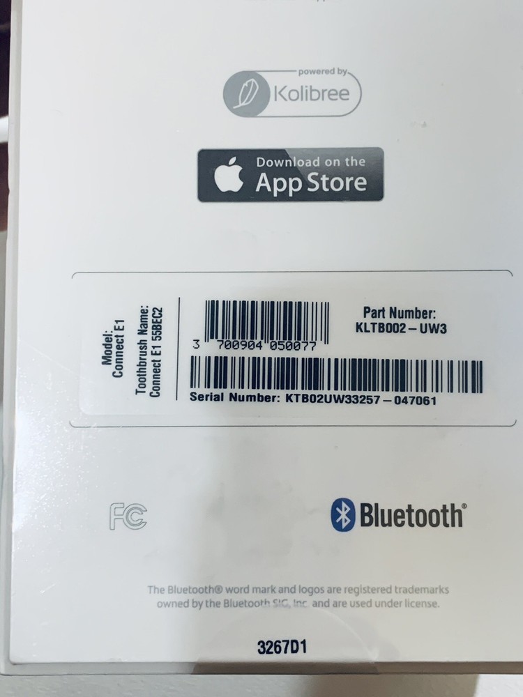 COLGATE: SMART ELECTRONIC TOOTHBRUSH CONNECT E1 Artificial Intelligence Sealed