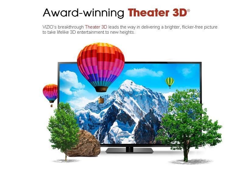 NEW 4 Pairs THEATER 3D glasses for VIZIO M3D470KDE E3D470VX E3D320VX E3D420VX