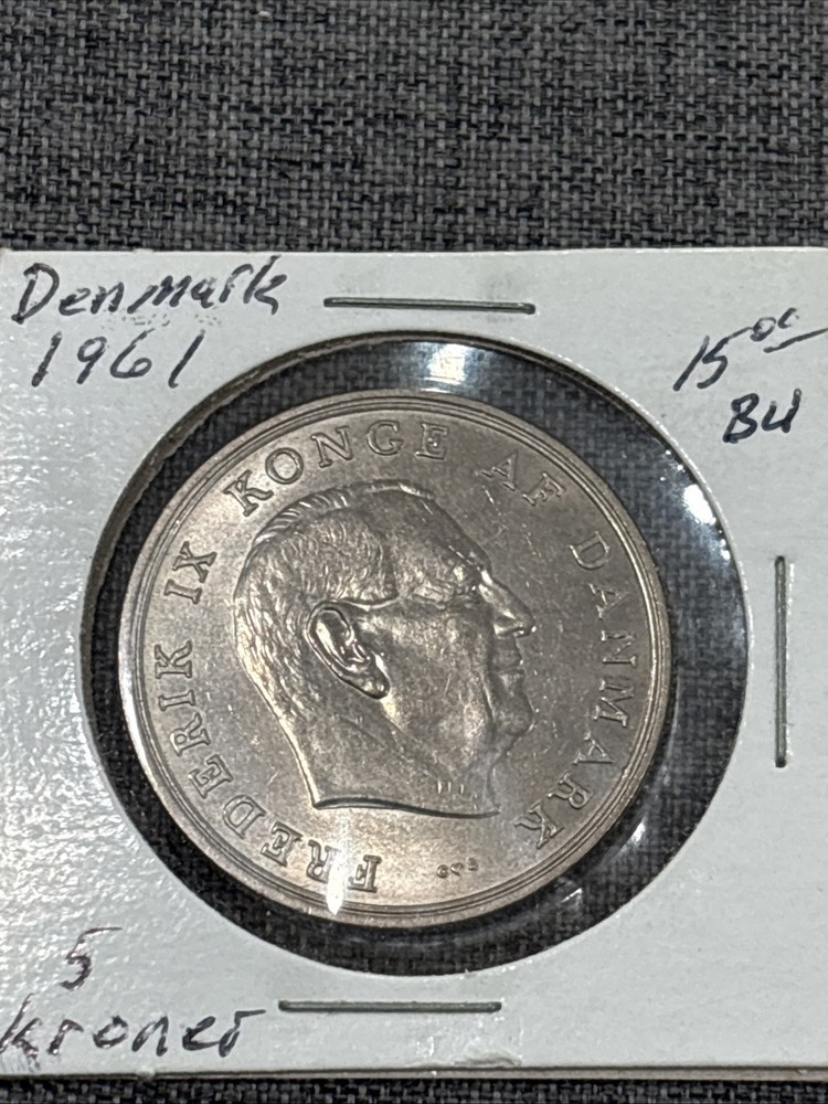 Choice BU 1961 Denmark 5 Kroner