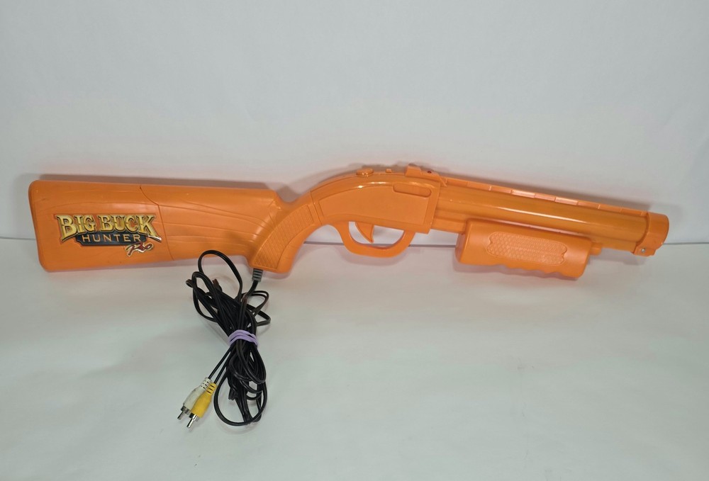 Jakks Pacific Buck Hunter Pro orange gun controller pump action without sensor