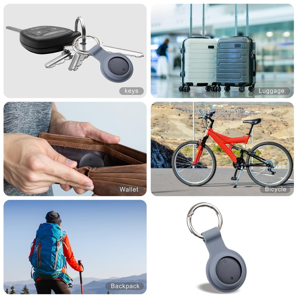 2026 Upgraded Android Air Tracker 4 Pack, Bluetooth Tracker for Android Phone...