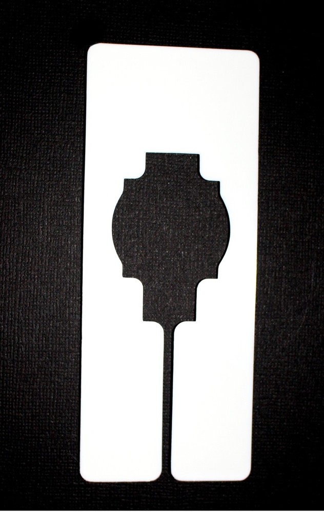 Plastic Blank Rectangular Size Dividers for Retail Clothing Racks (100)