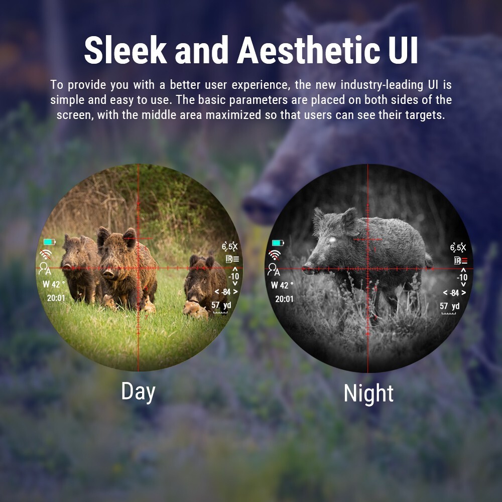 PARD DS35LRF 50mm 940nm Rangefinder Ballistic Calculator 2K NightVision Scope