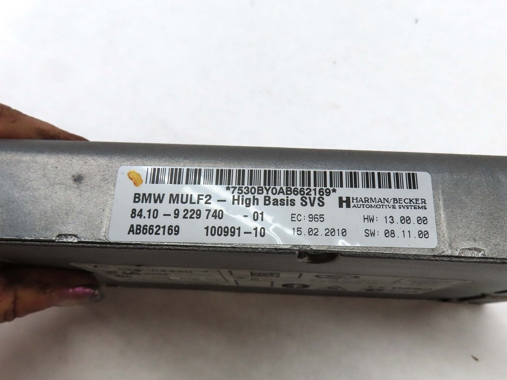2011 BMW X5 (E70) BLUETOOTH TELEMATICS CELL PHONE MULF 2 CONTROL MODULE