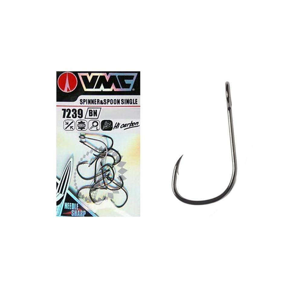 VMC 7239 BN Spinner & Spoon - Single / Replacement Lure Hooks