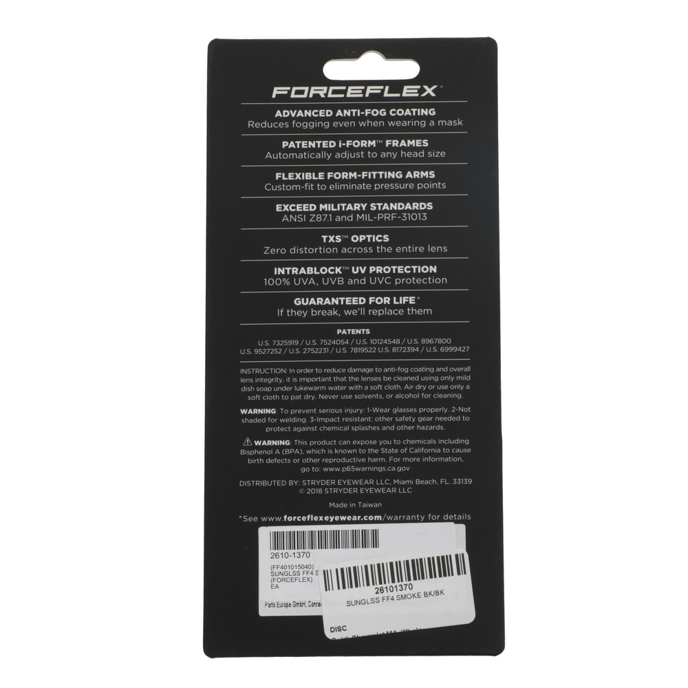 Forceflex FF4 Black/Black Sunglasses