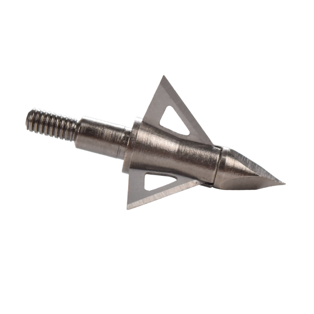 Archery Hunting 3-Blade 100 Grain Broadheads Screw Points for Various Bow 12Pack