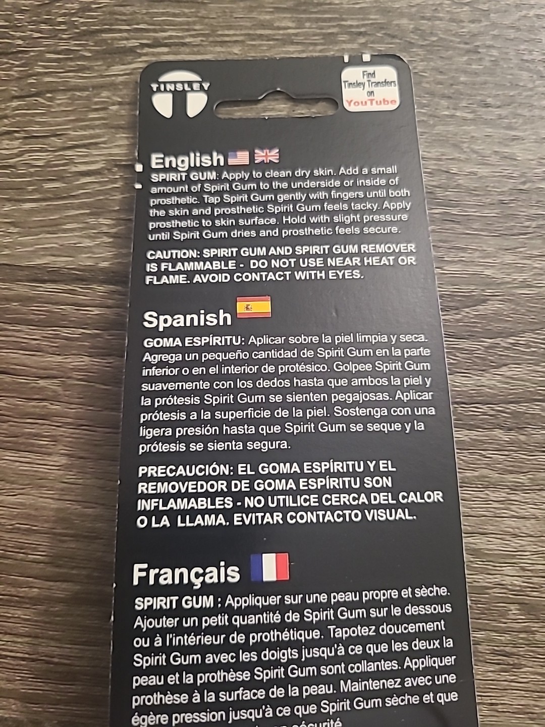 Tinsley Transfers Spirit Gum 1.25 Oz Theatrical Adhesive