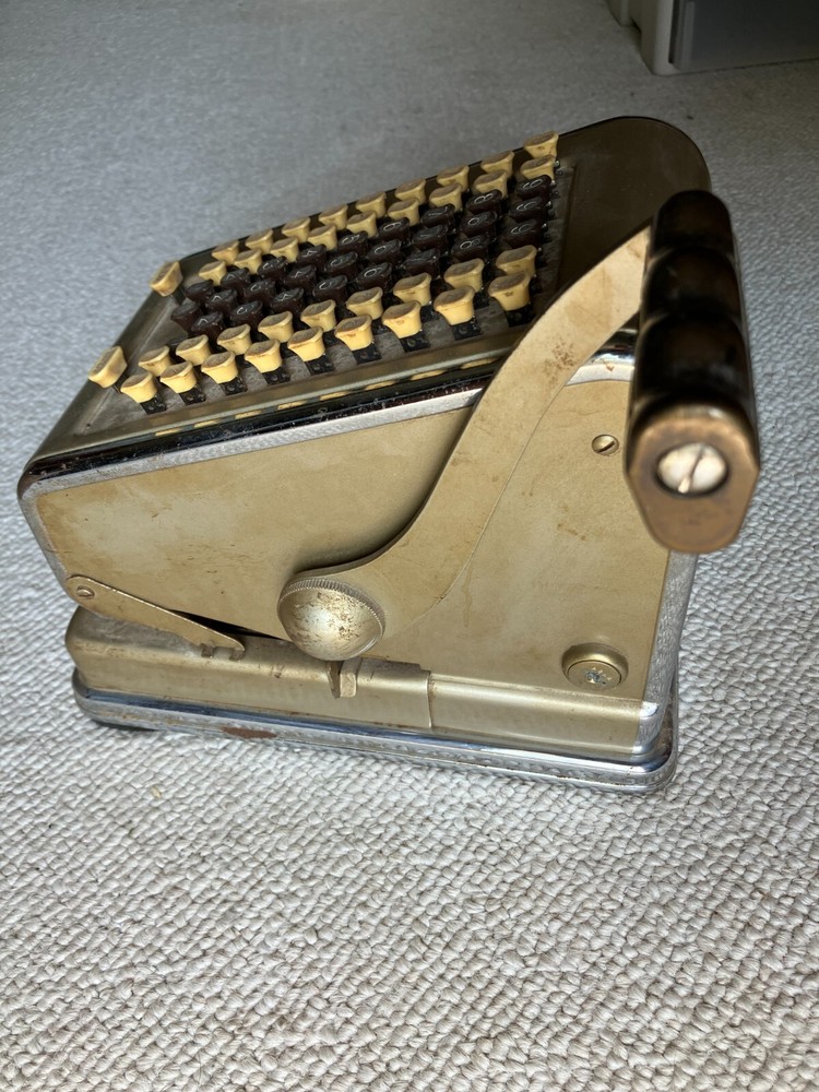 Vintage Paymaster series 700 check writing machine