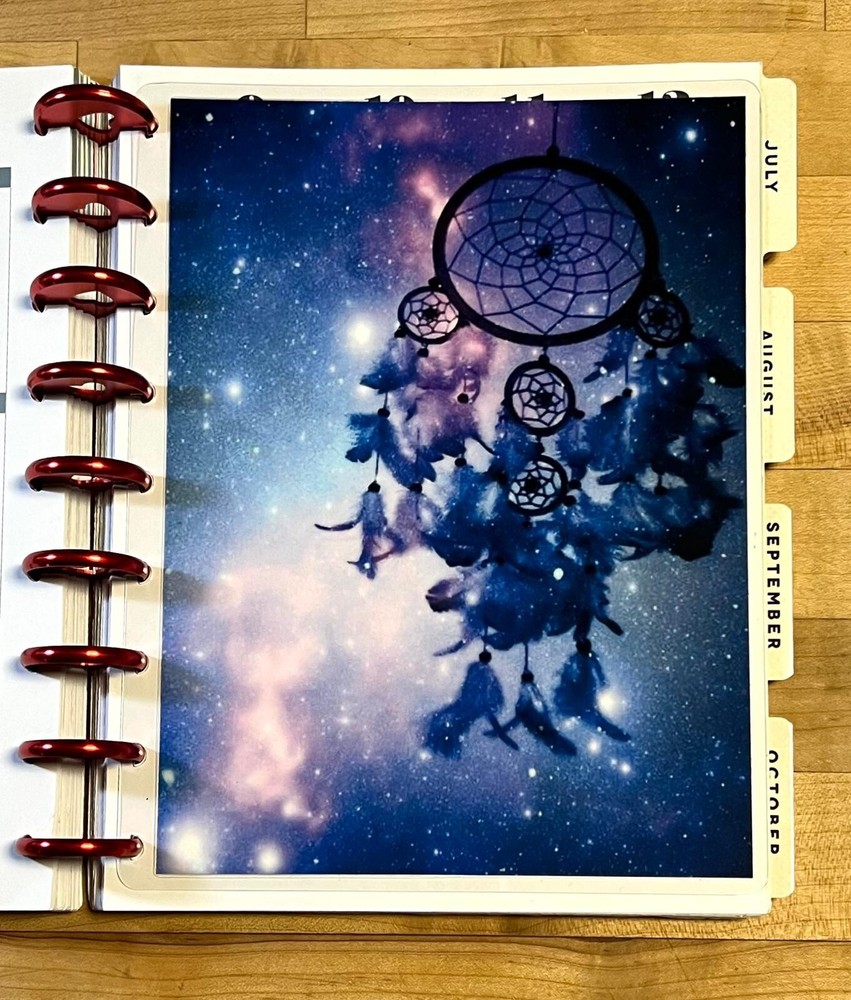 Dreamcatcher DASHBOARD/INSERT for use with Classic Happy Planner~