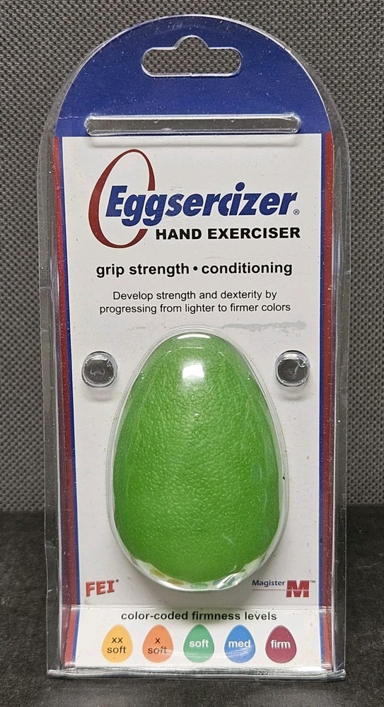 Eggsercizer Hand Exerciser Green Soft Firmness Level