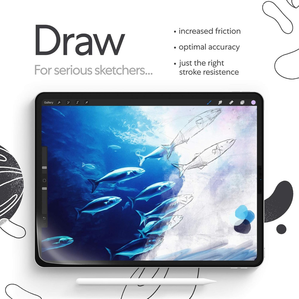 2.0 (Previous Model) for Ipad 10.2"- Screen Protector for Drawing and Writing li