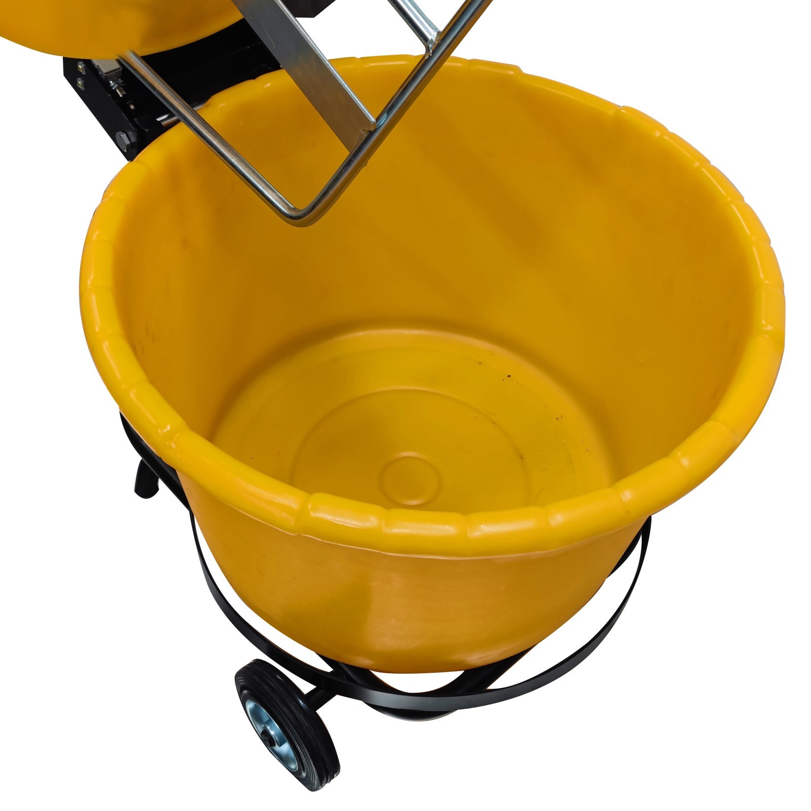 2.3 cu.ft Electric Bucket Mixer Mortar Epoxy Plaster Mixing Machine w/Wheel 375W