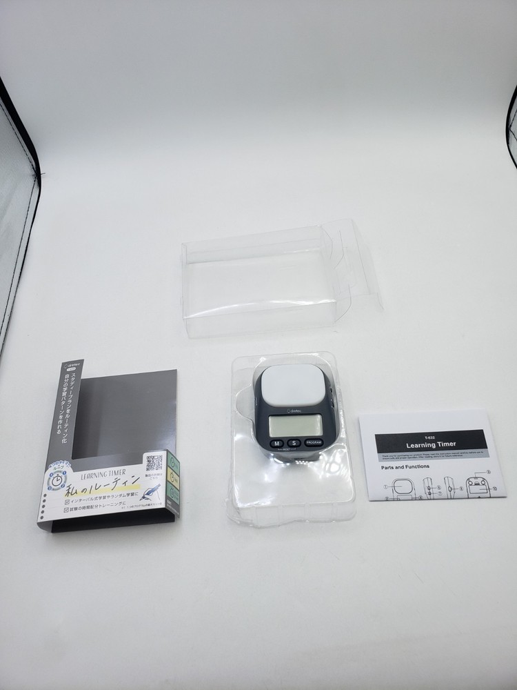 Dretec Pomodoro Timer Productivity for Studying Large Button Interval T-632DG