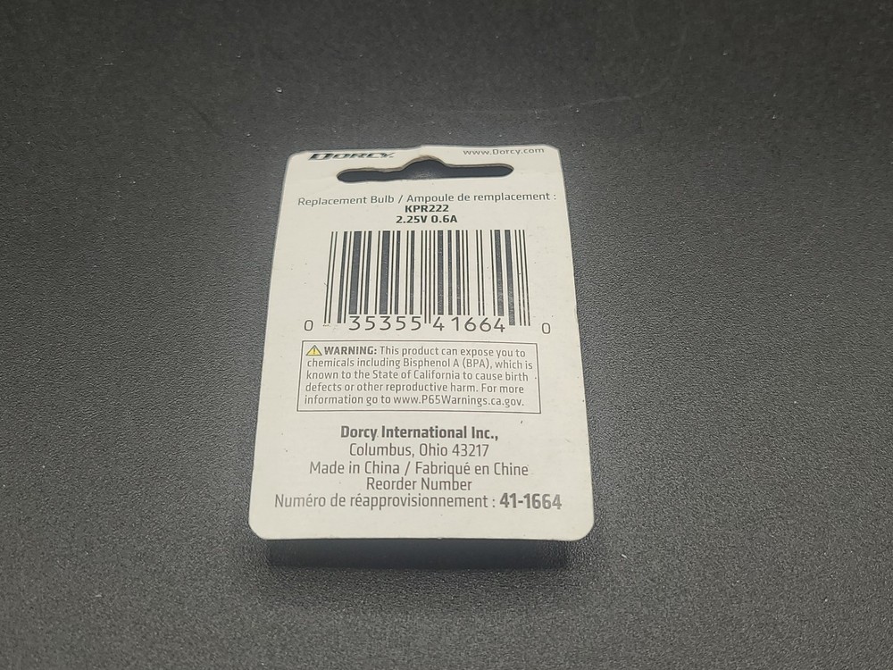 Dorcy Active Series Krypton 2.25V Replacement Flashlight Bulb (2-Pack) 41-1664