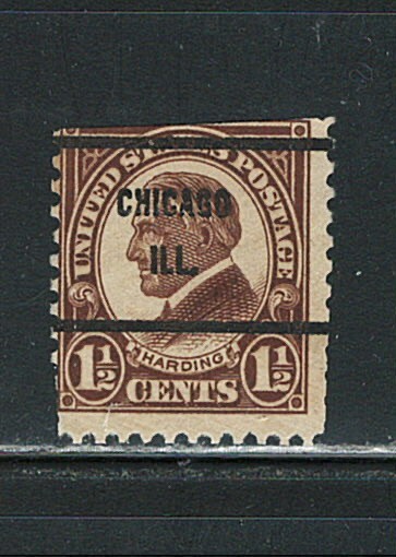 US Chicago ILL Precancel single Stamp (used)