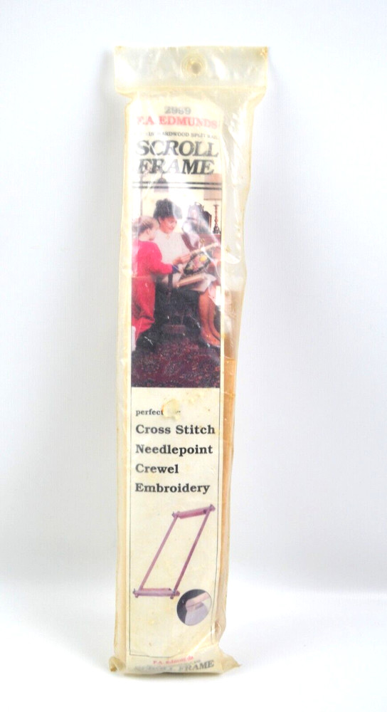 FA Edmunds Cross Stitch Scroll Lap Frame,  Adjustable Lap or Table NEW & SEALED!