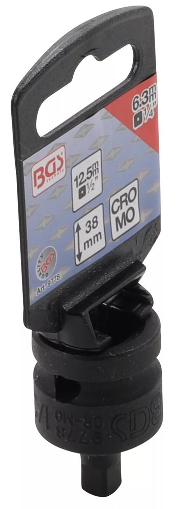 BGS -Impact Socket Adaptor - 1/2" internal square - 1/4" external square - 9778