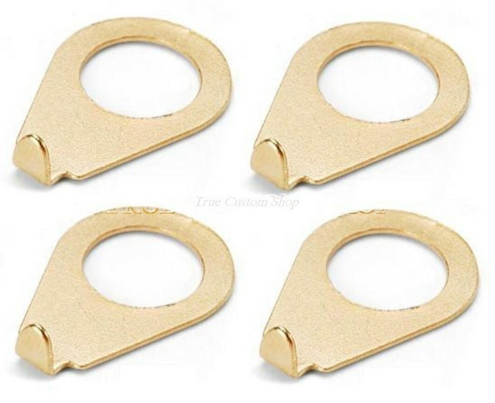 True Custom Shop® Gold USA Indicator Knob Pointer Washers for Gibson Knobs 4pk