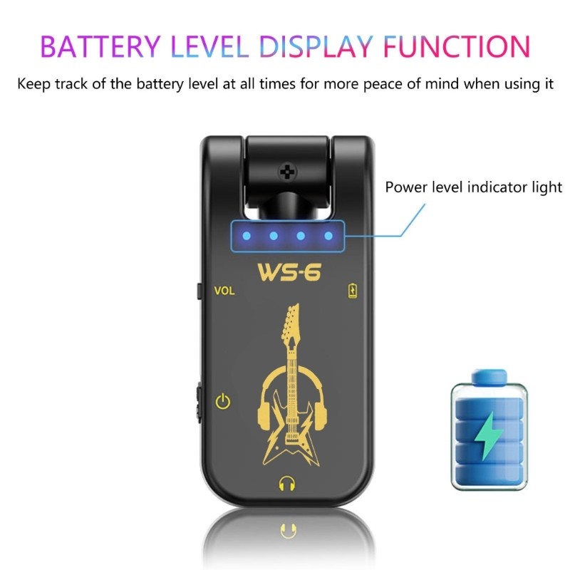 Guitar Pickup System Effects Modes Seamless Amplifier Compatibility Construction