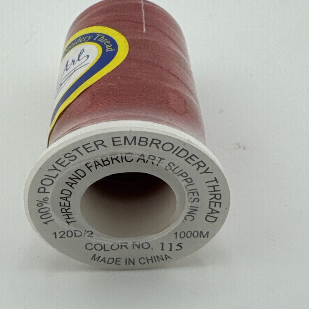 Thread Art Rayon Embroidery Thread 1000M 5 Rolls Assorted