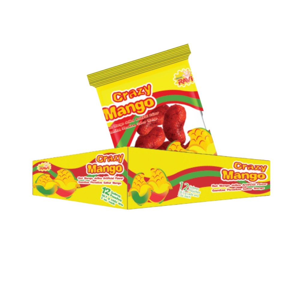 Crazy Mango Sour Gum Drop Candy Mexican Candy 2-pack