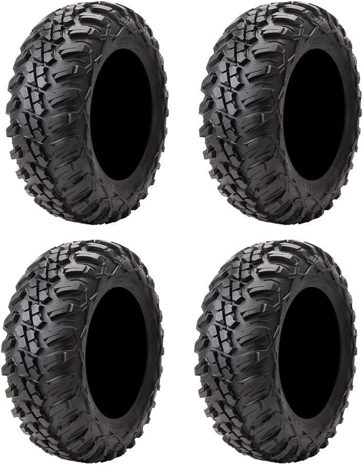 Tusk Terrabite Set of 4 UTV/ATV Tires – 29x9-14 Front & 29x11-14 Rear – 8-Ply